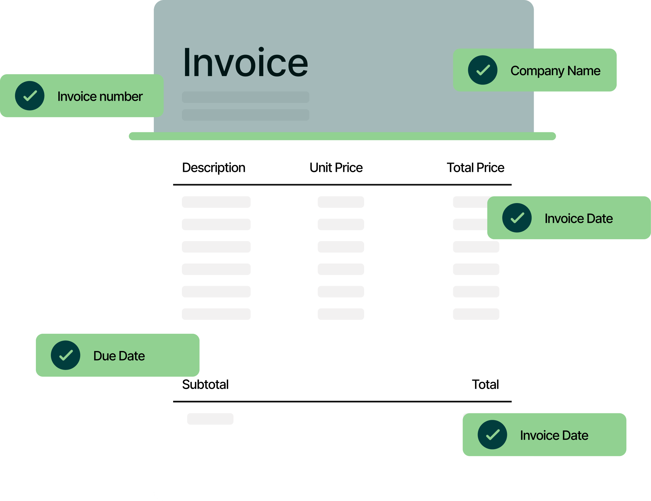 Accounts payable invoice