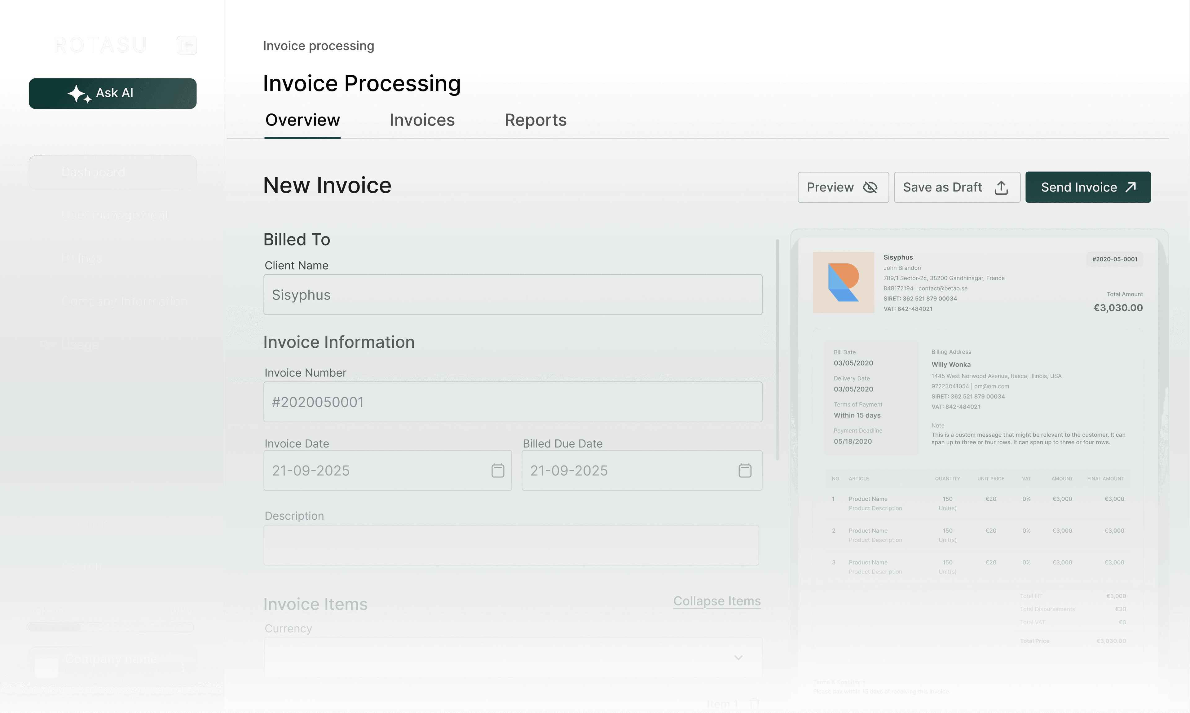 Rotasu platform preview