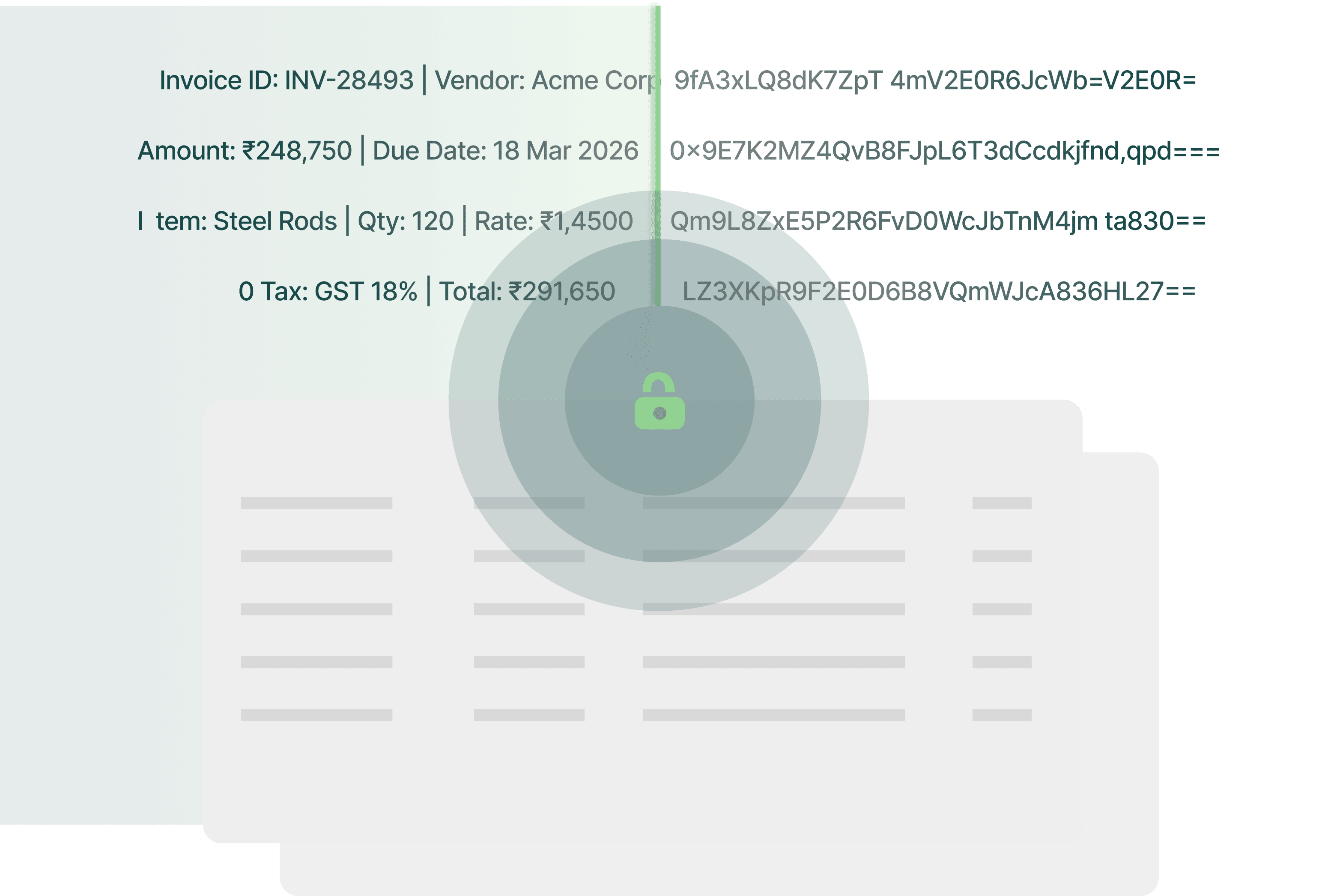 Data protection and encryption visual
